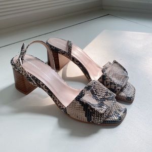 Snakeskin Intentionally Blank Sandals